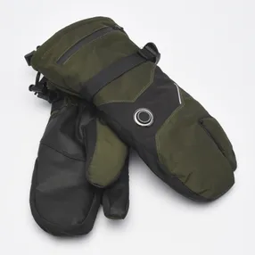 Трёхпалые рукавицы RL-R-06 с регулируемым подогревом на аккумуляторах хаки