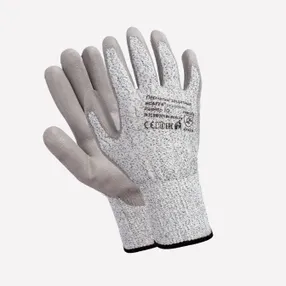 Перчатки для защиты от порезов модель Рубеж ПУ В (DY110DG-PU)