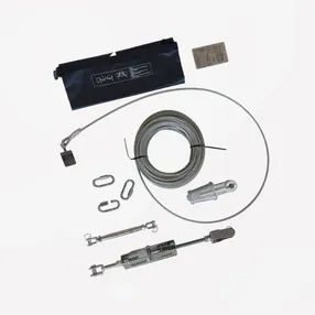 Мобильная гибкая горизонтальная анкерная линия «M-FLEX» 24 м