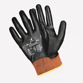 Ultra Защитные трикотажные перчатки Jeta Safety JNF-101 с полным пенонитриловым покрытием