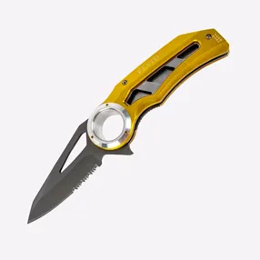 Нож складной «Стропорез» желтый