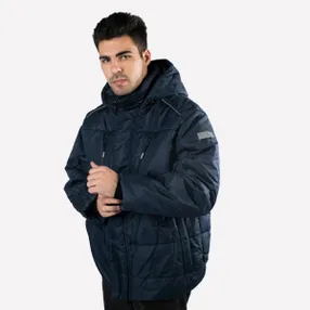 Зимняя Куртка ФЬЮЖЕН утеплённая, т/синий