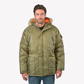 Зимняя рабочая куртка "Аляска длинная"  цв. хаки