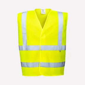 Антистатический жилет с огнестойкой отделкой Portwest FR71 логотип