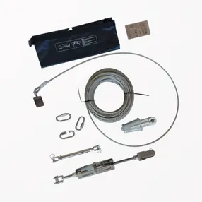 Мобильная гибкая горизонтальная анкерная линия «M-FLEX» 10 м