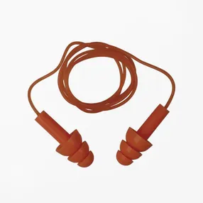 Беруши многоразовые силиконовые на ПВХ шнурке Delta Plus 100 пар