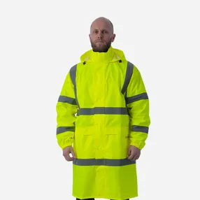 Сигнальный плащ-дождевик Brodeks KS252