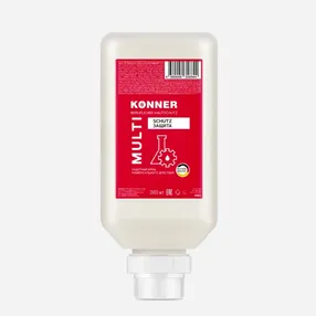 Защитный крем KÖNNER MULTI для кожи рук и лица универсального (комбинированного) действия. 2000 мл.