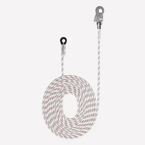 Гибкая анкерная линия "АнкерЛайн 12" с карабином "Стальной монтажный малый" 10м