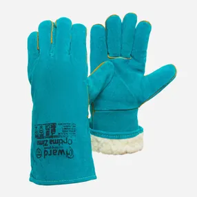 Краги Gward Optima Zima из спилка, утепленные искусственным мехом