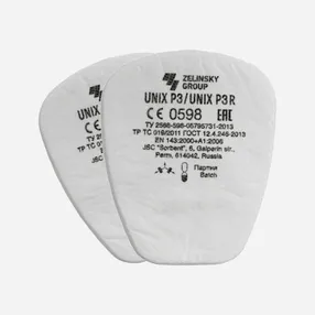 Фильтр противоаэрозольный UNIX P3 (предфильтр) (упак. 2 шт)