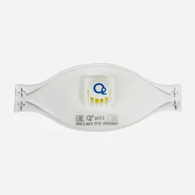 Респиратор-полумаска трехпанельный О2 3113 – FFP3 NR D с клапаном выдоха