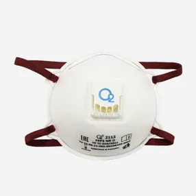 Респиратор-полумаска чашеобразный О2 2113 – FFP3 NR D c клапаном выдоха