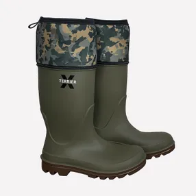 Сапоги из полиуретана с надставкой из неопрена, для ходовой охоты, активного отдыха и туризма X-TERRIER