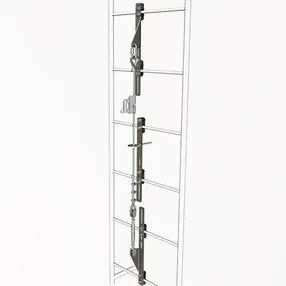 Вертикальная анкерная линия ЛИФТ 10 метров