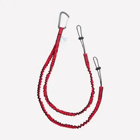 Стропа эластичная двойная с петлей для крепления инструмента (до 10 кг) с карабином "Мини"