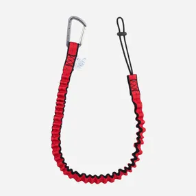 Стропа эластичная одинарная для крепления инструмента (до 25 кг)  с карабином "Мини"