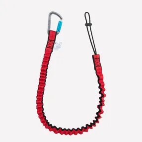 Стропа эластичная одинарная для крепления инструмента (до 25 кг) с карабином "Мини" с байонетной муфтой