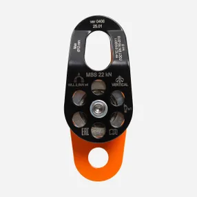 Блок-ролик двойной стальной с подшипником ver 0406