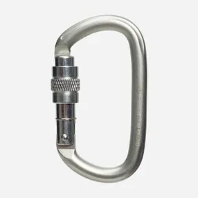 Карабин овал стальной люкс с муфтой (Keylock) ver 0260