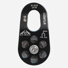 Блок-ролик "Sturdy" стальной с подшипником, ролик нерж IR 0419