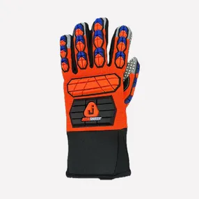 Защитные трикотажные перчатки North Pole JWMG-72 с покрытием из термопласта