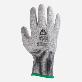 Антипорезные перчатки с полиуретановым покрытием (5 класс)