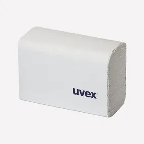 Салфетки uvex для станции по уходу за очками (700 шт. в упаковке, Z-сложение)