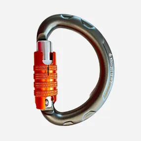 Карабин «GRAY» полукруглый трехтактный (Keylock) ver 0266
