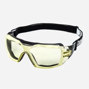 Очки защитные закрытые с прямой вентиляцией ЗП81 Стальной БАРС® СтронГлас (2C-1,2)
