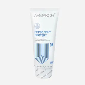 Крем защитный 06 Серволин Протект гидрофобный для рук и лица 100 мл