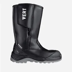 Сапоги рабочие VERT высокие с КП и КС шерст. мех кожаные ПУ/ТПУ