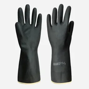 Перчатки технические кислотощелочестойкие АЗРИХИМ К50Щ50 тип 1 (КЩС)