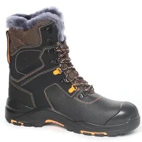 Ботинки с высоким берцем "PERFECT PROTECTION" PRB10N-CKW ПУ-Нитрил с ПП и АС на натуральном меху