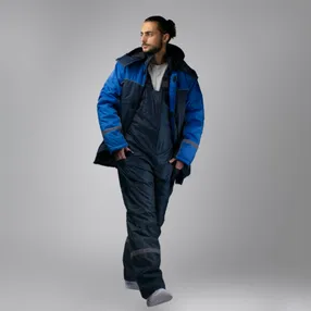 Зимний Костюм "Балтика" синий/василёк