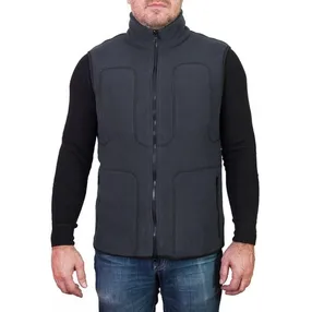 Флисовый жилет с подогревом RedLaika RL-05 (серый) унисекс, 3 модуля батарея 4400 мАч