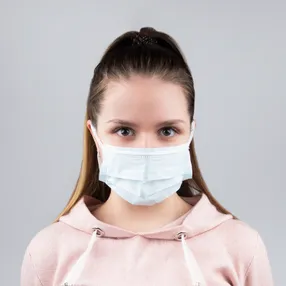 Маска МСП 50/3000 трехслойная медицинская с ушными петлями