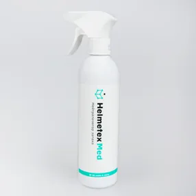 Нейтрализатор запаха для обработки средств реабилитации и личных вещей инвалидов Helmetex Med 400 мл аромат Лайм&Мята hel148