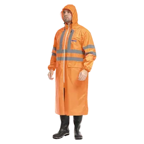 Плащ EXTRA-VISION WPL влагозащитный флуоресцентный оранжевый