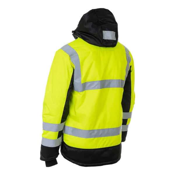 Brodeks / Зимняя сигнальная куртка BRODEKS KW 216, желтый/черный