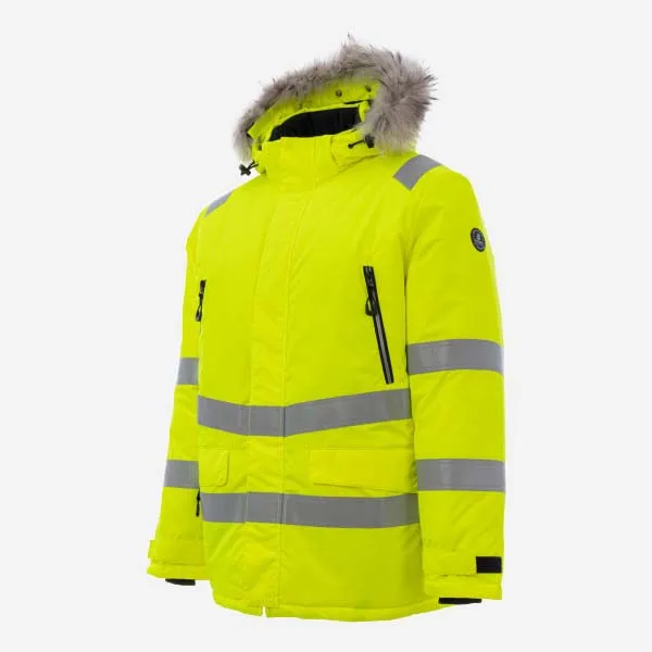 Brodeks / Зимняя сигнальная куртка-парка BRODEKS KW 220 PLUS