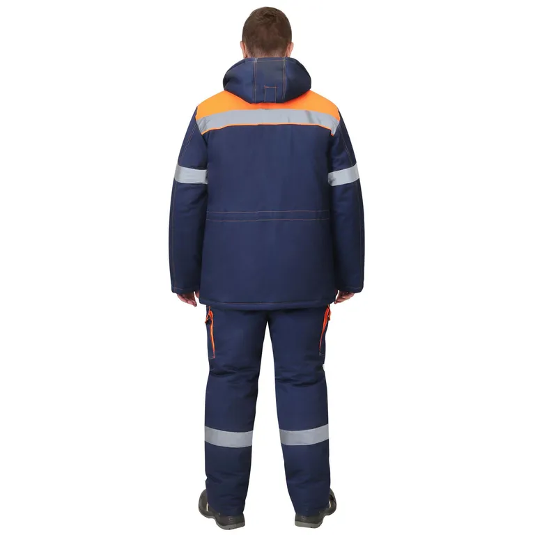 Спецодежда / Костюм "СИРИУС-Лидер-М" зимний мех ворот с СОП