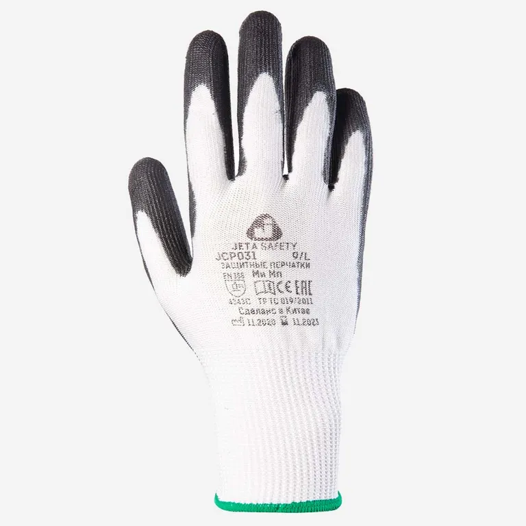 Jeta Safety / Антипорезные перчатки с полиуретановым покрытием (3 класс)