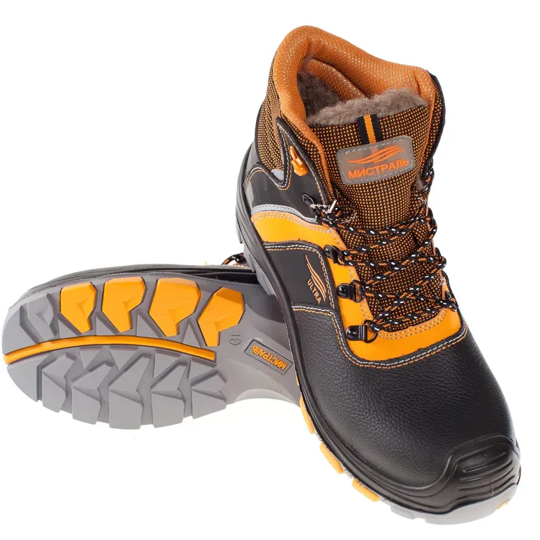 Эталон / Ботинки МИСТРАЛЬ ULTRA шерстяной мех ПУ-РЕЗИНА с ПП и АС
