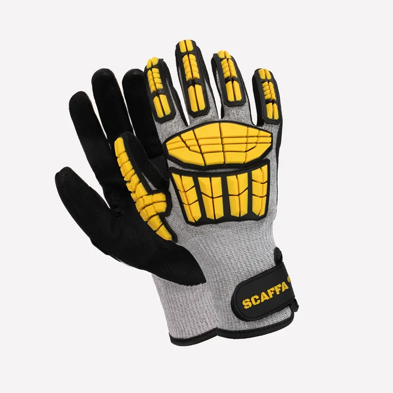 SCAFFA / Перчатки для защиты от ударов и порезов модель Ударник (DY1350AC-H6)