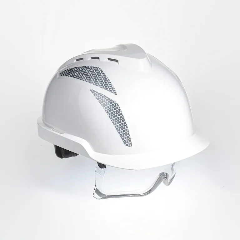 MSA / Каска защитная V-Gard 930 оголовьем Fas-Trac III с вентиляцией с защитными очками