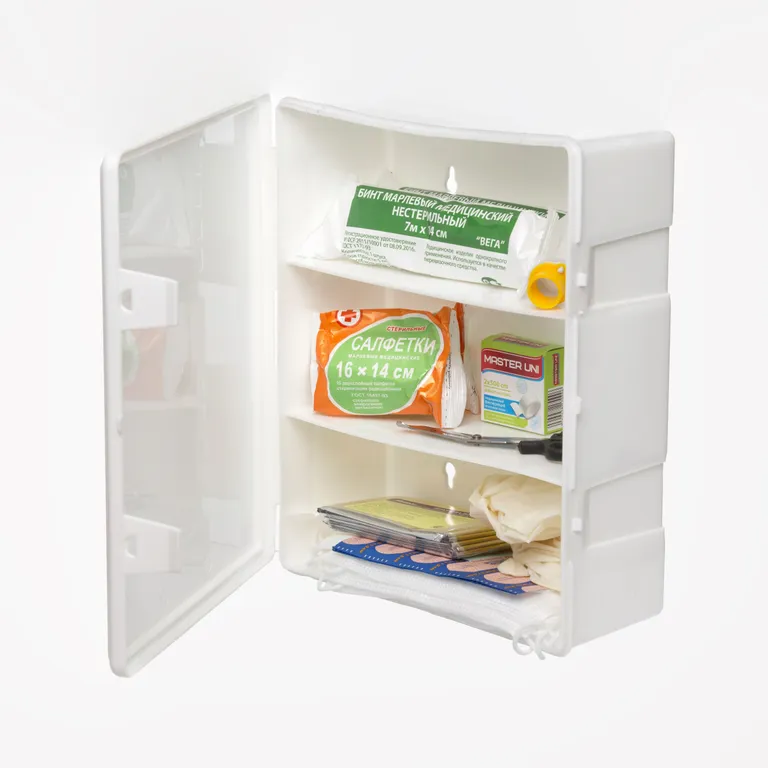 АППОМЕД / Аптечка первой помощи производственная, пластиковый шкаф №1