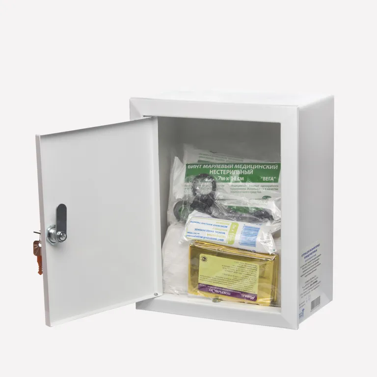 АППОМЕД / Аптечка для оказания первой помощи работникам по приказу Минздрава России №1331н  металлический шкаф