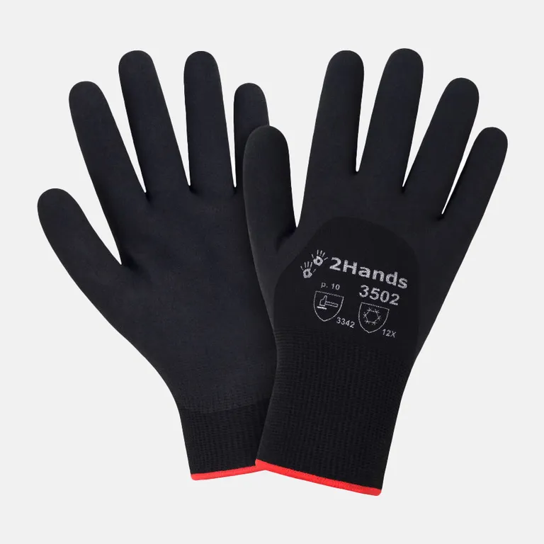 2Hands / Перчатки 2Hands 3502 Black ICE (Чёрный лед)