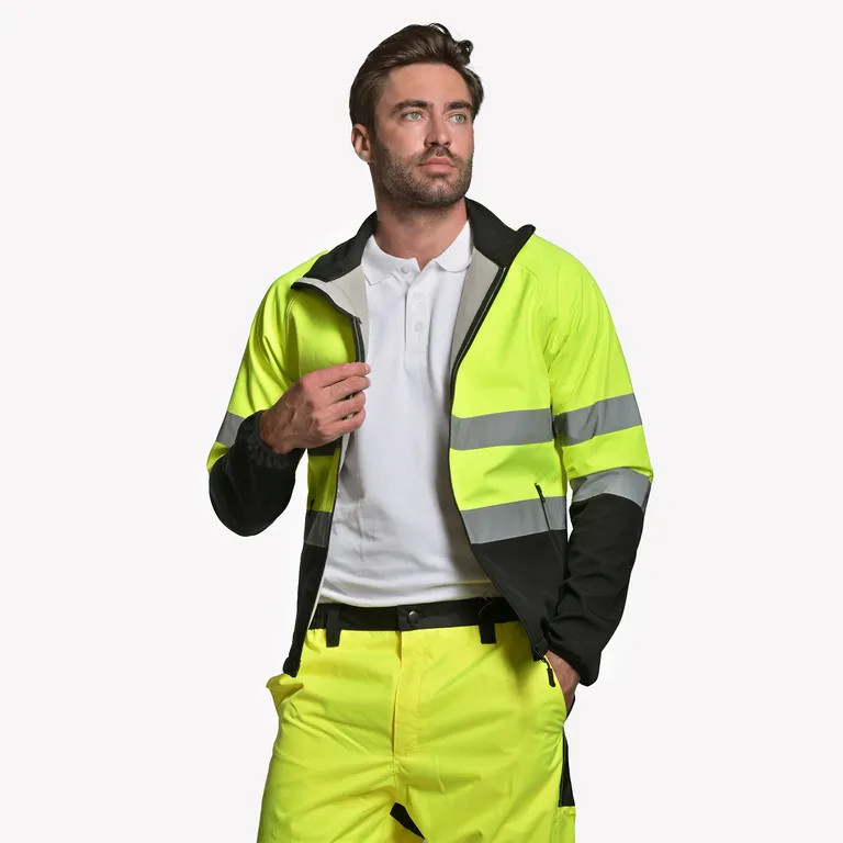 Hogert Technik / Куртка сигнальная SOFTSHELL EXTER